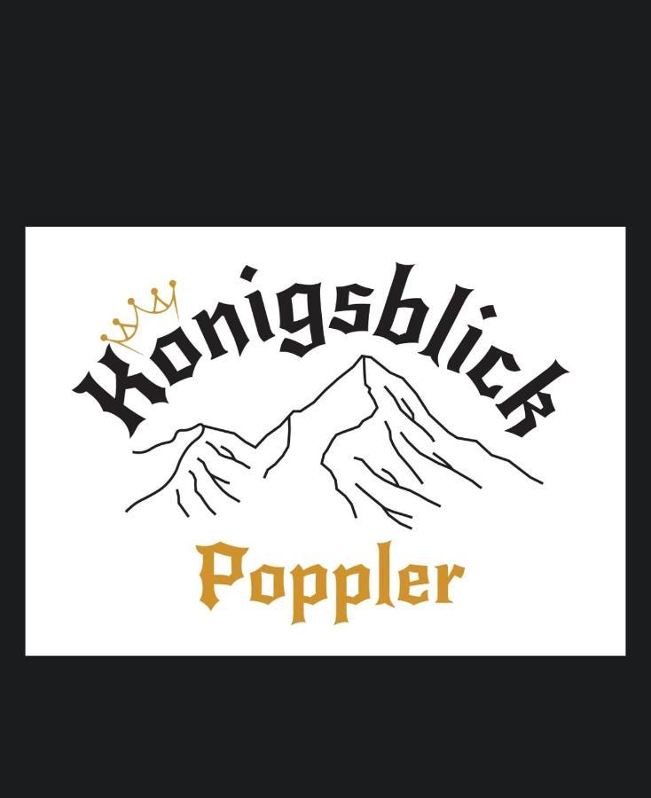 Koenigsblick Poppler Apartamento Hopferau Exterior foto
