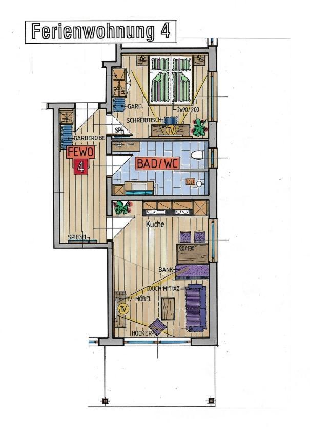 Koenigsblick Poppler Apartamento Hopferau Exterior foto