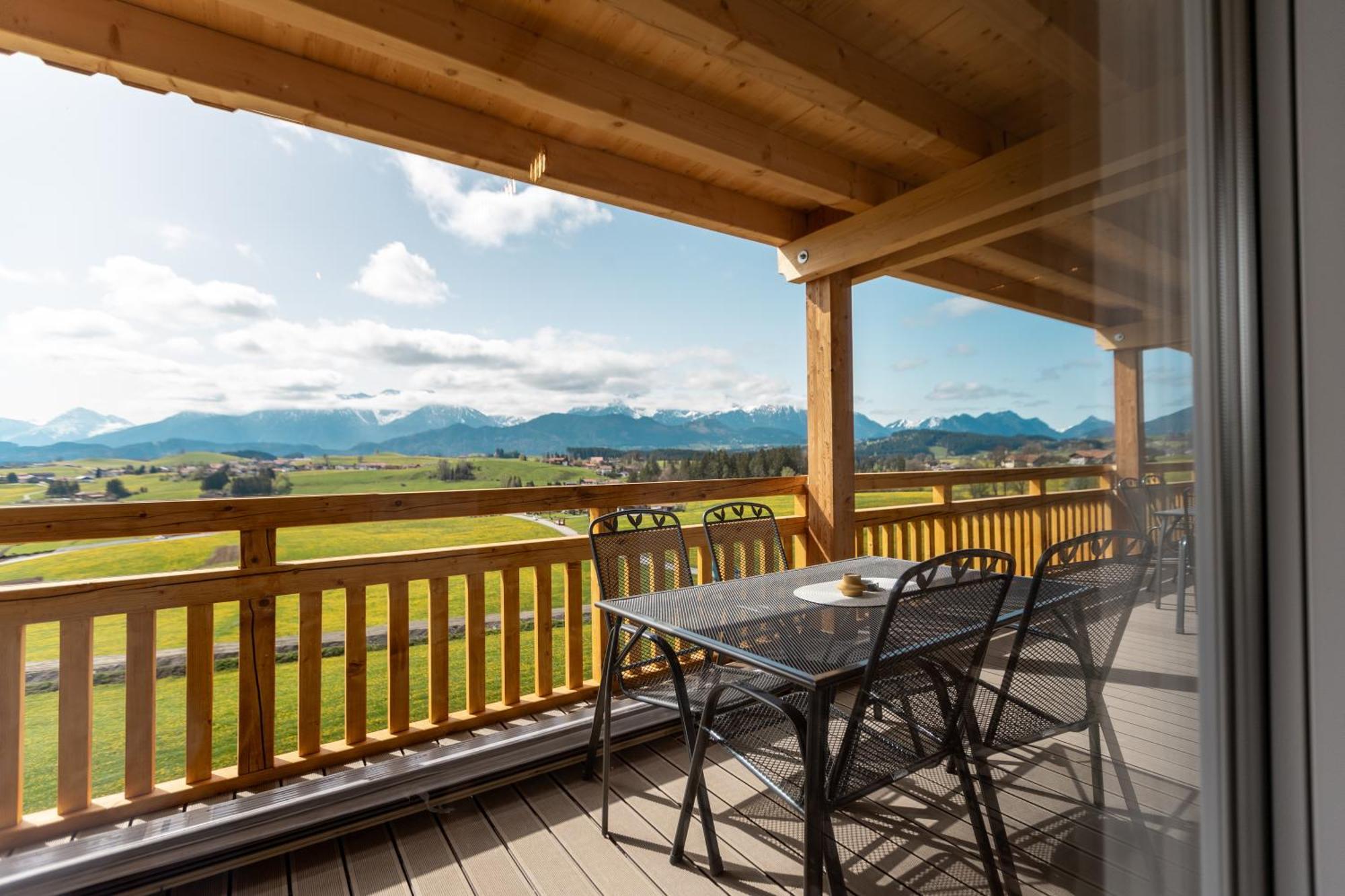 Koenigsblick Poppler Apartamento Hopferau Exterior foto