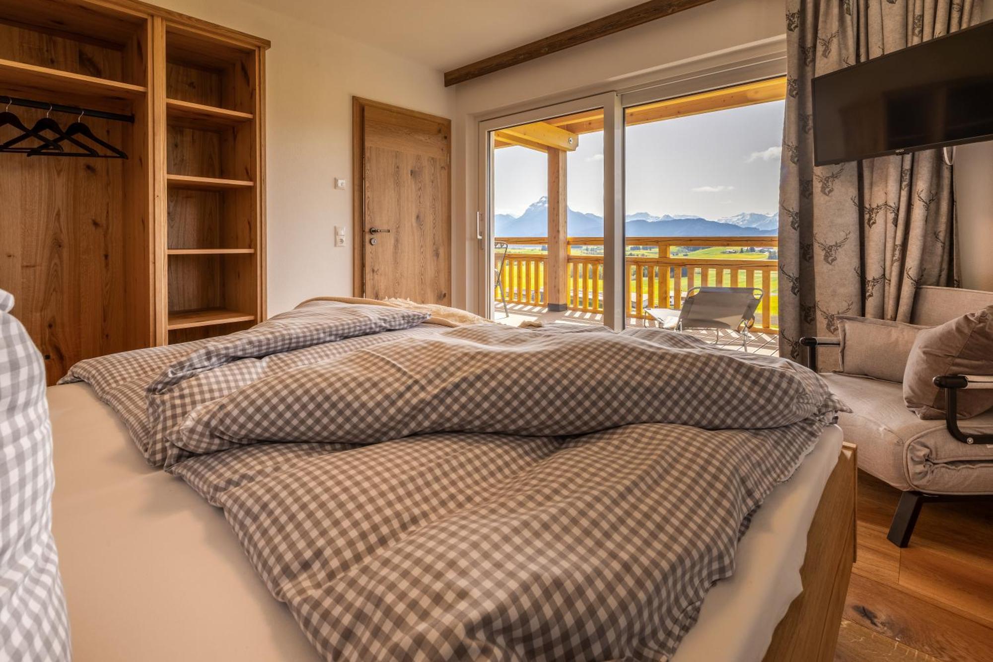 Koenigsblick Poppler Apartamento Hopferau Exterior foto