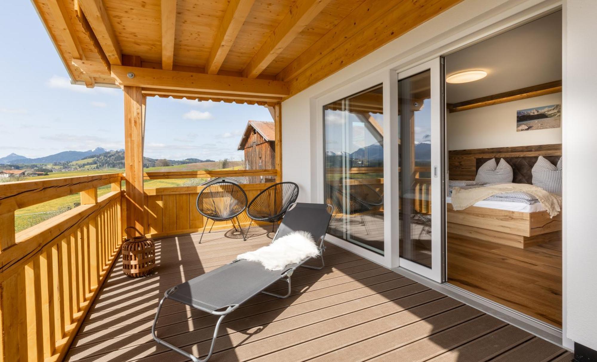 Koenigsblick Poppler Apartamento Hopferau Exterior foto