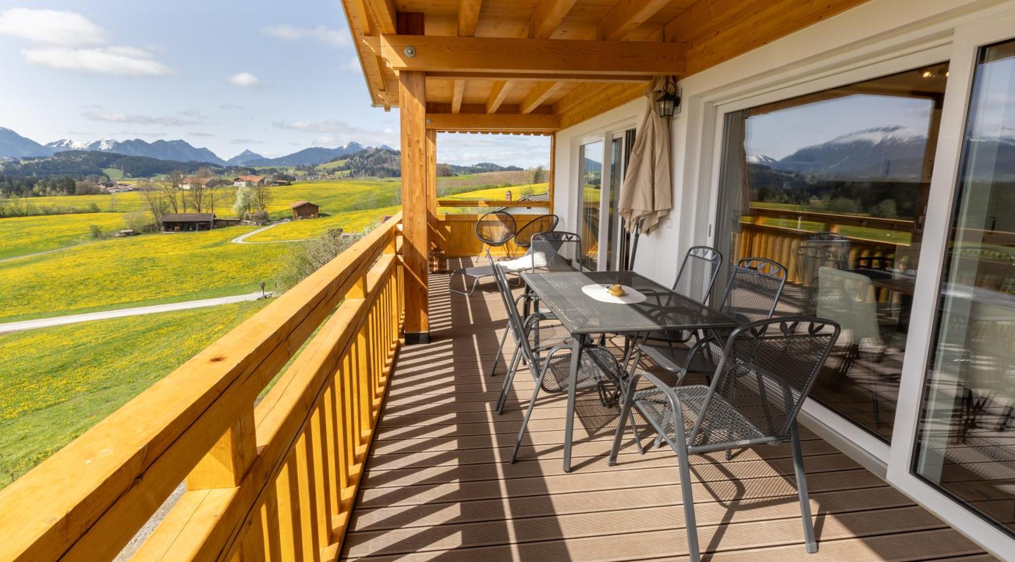 Koenigsblick Poppler Apartamento Hopferau Exterior foto