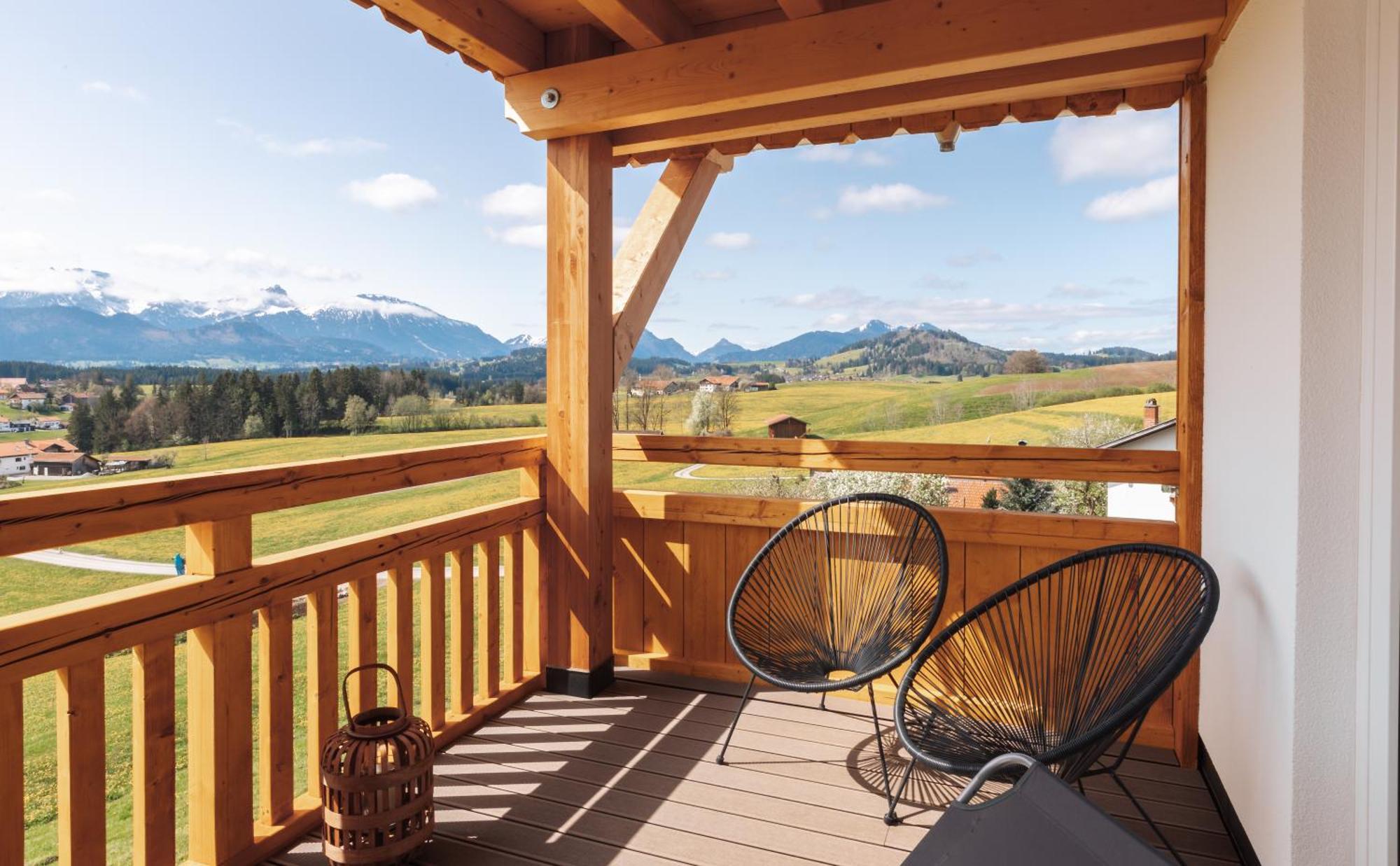 Koenigsblick Poppler Apartamento Hopferau Exterior foto